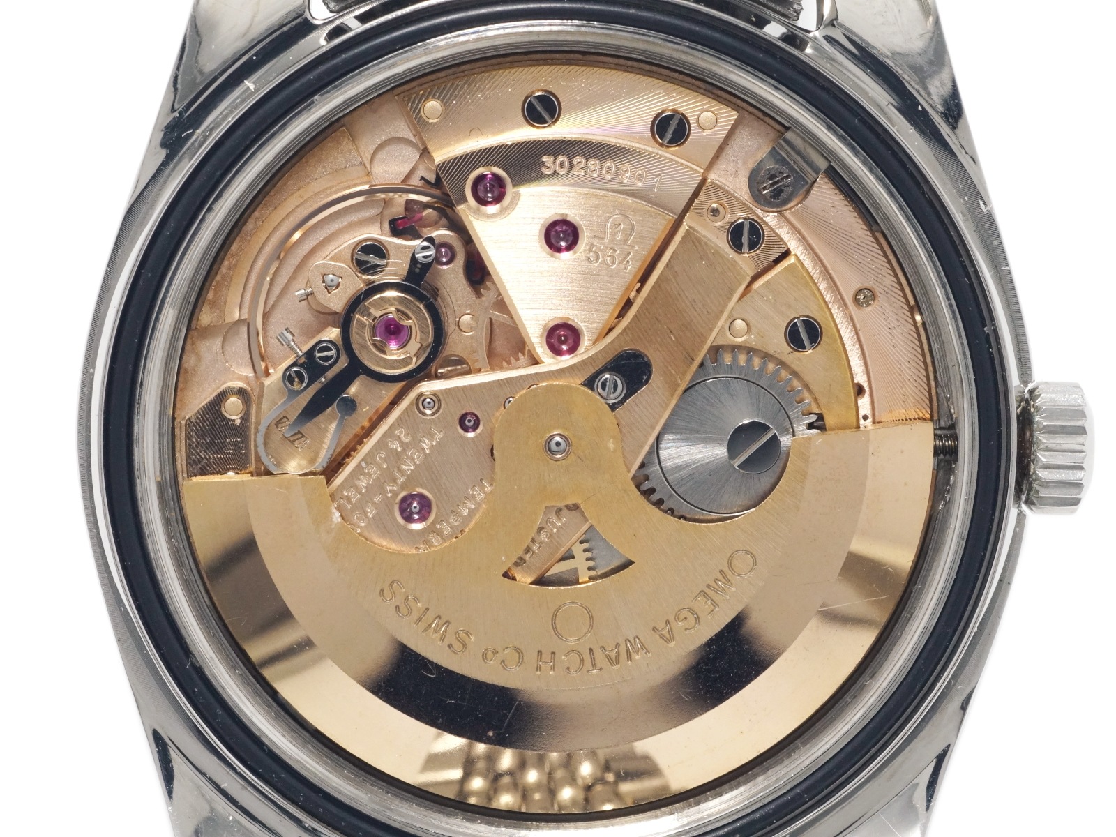 オメガ シーマスター クロノメーター 168.024 純正ブレス Cal.564 自動巻 OH済 1970年製