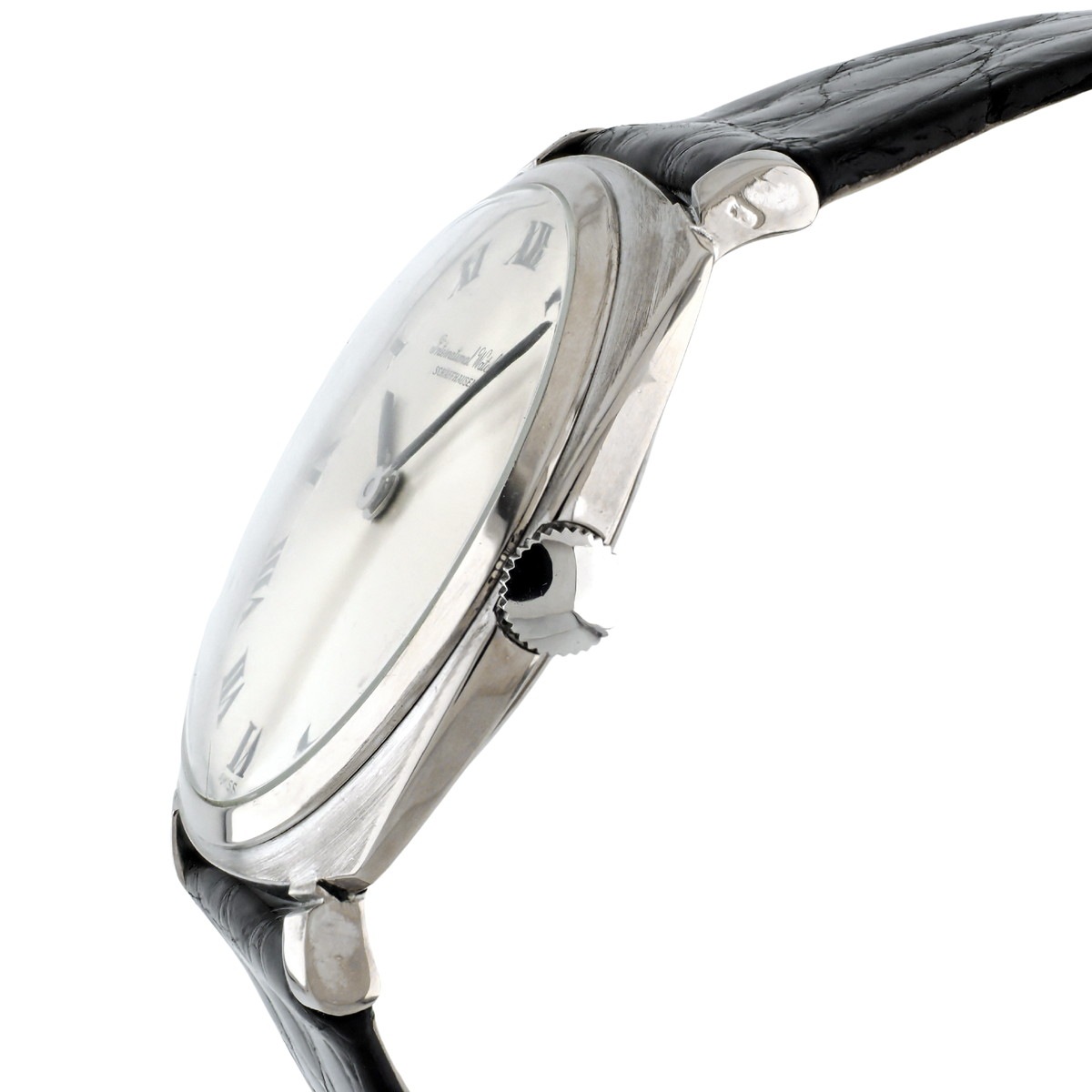 IWC 18金無垢ホワイトゴールド Ref.2501 直径31mm ローマインデックス Cal.423 手巻き OH済 1974年製