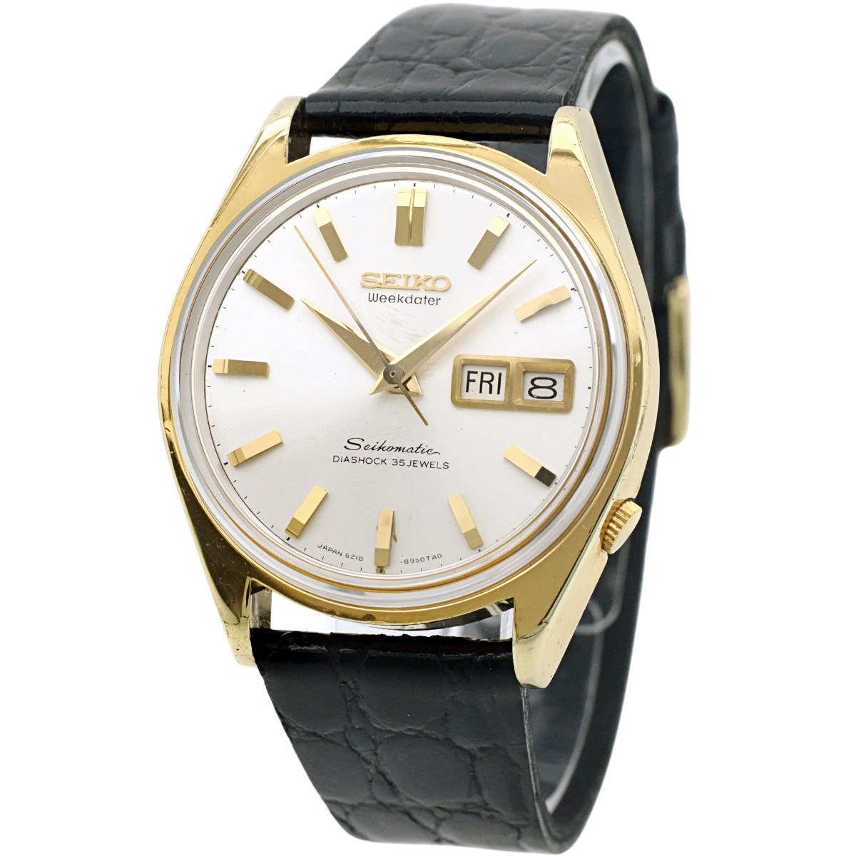 セイコーマチック Weekdater 35石 6218-8950 自動巻き セイコーマチック Weekdater 35石 6218-8950 自動巻き