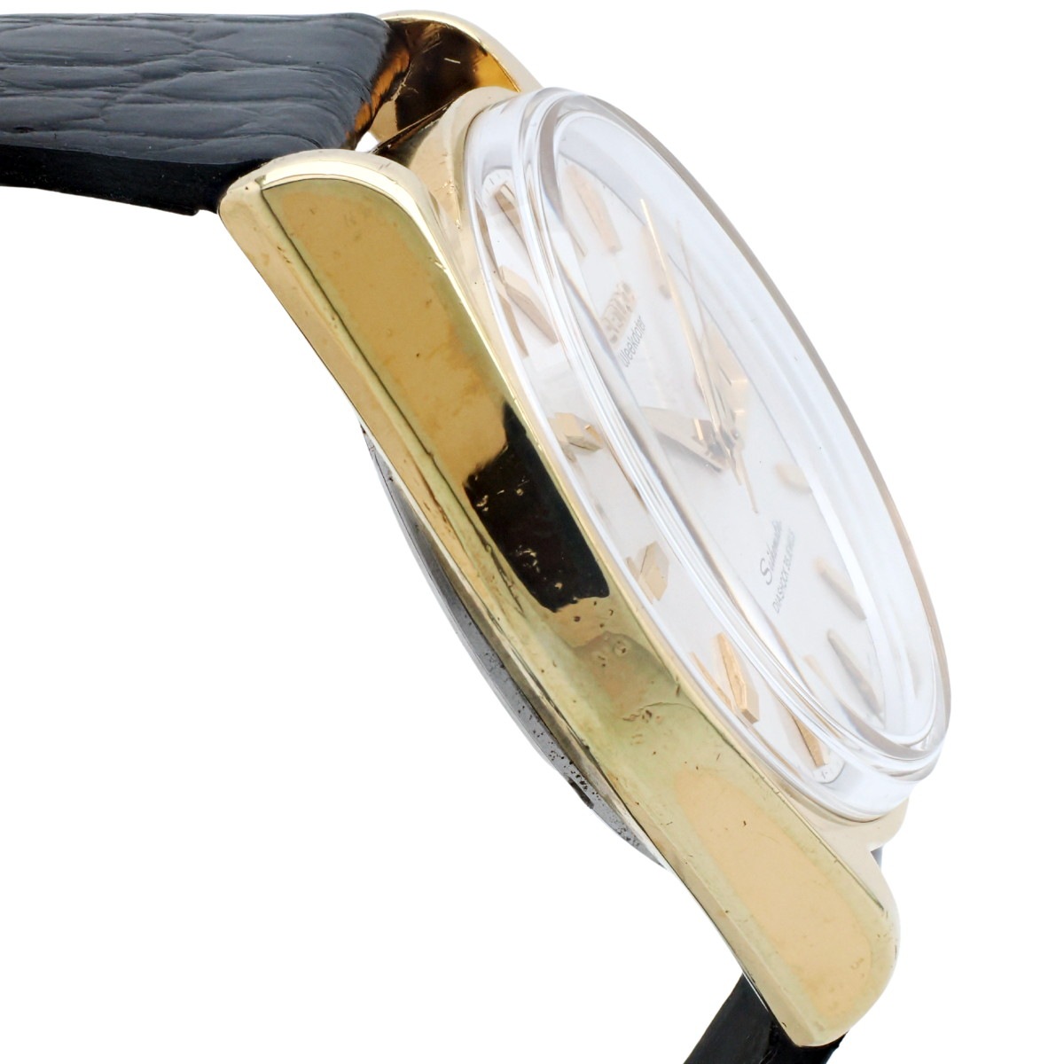 セイコー マチック ウィークデーター 6218-8950 金メッキケース 35石