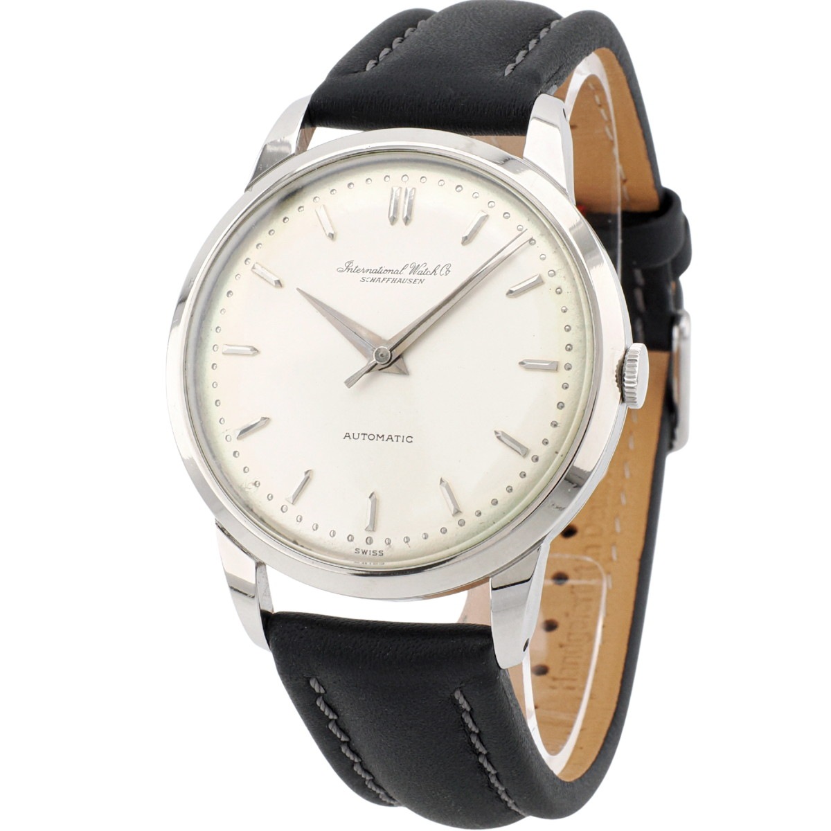 IWC ヴィンテージ ビッグケース Cal.853 ペラトン式 自動巻 筆記体ロゴ OH済 1959年製