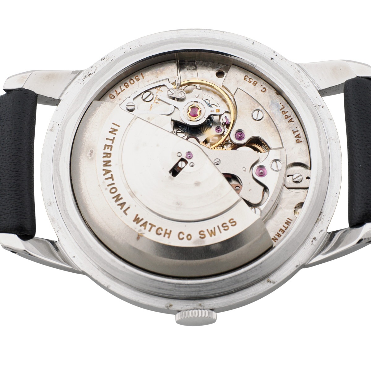 IWC ヴィンテージ ビッグケース Cal.853 ペラトン式 自動巻 筆記体ロゴ OH済 1959年製