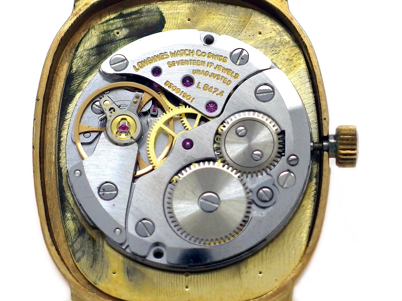 ロンジン オーバール GP Cal.L847.4 手巻 OH済 1970年代 Longines