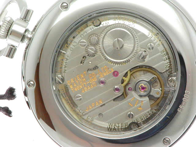 オリエントスター ロイヤル 懐中時計 WZ0041EG パワリザーブインジケーターつき　Orient