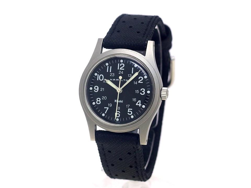 キ*コ様 ハミルトン カーキ 9415 手巻き HAMILTON Khaki 9415ハミルトン カーキ 手巻き 旧ロゴ - メルカリ