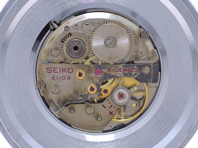 セイコー 鉄道時計 鹿鉄 6110-0010 21石手巻 OH済 昭和52年製