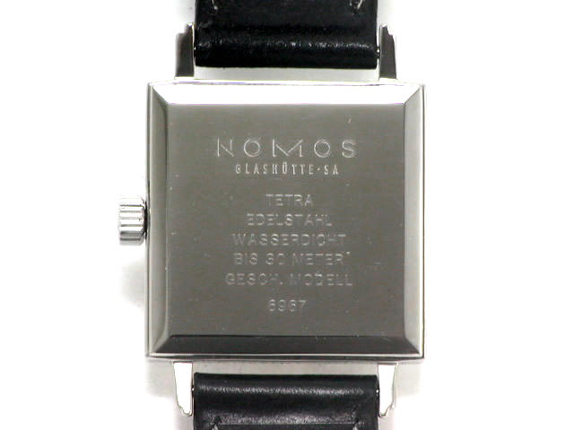 【美品・稼働品】ノモス NOMOS テトラ27 グラスフュッテ スクエア 手巻き 美品・稼働品】ノモス NOMOS テトラ27 グラスフュッテ スクエア