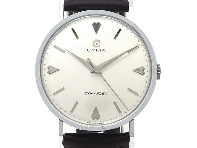 シーマ CYMAFLEX Cal.R459 17石手巻 OH済 スイス製 1950年代 Cyma