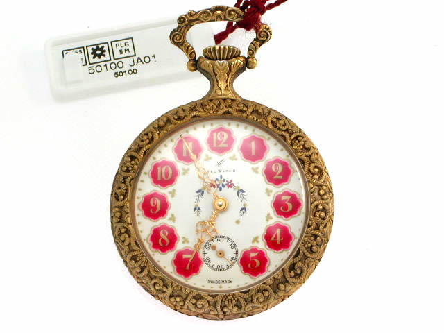 アエロ 彫刻入り 懐中時計 50100 JA01　新品