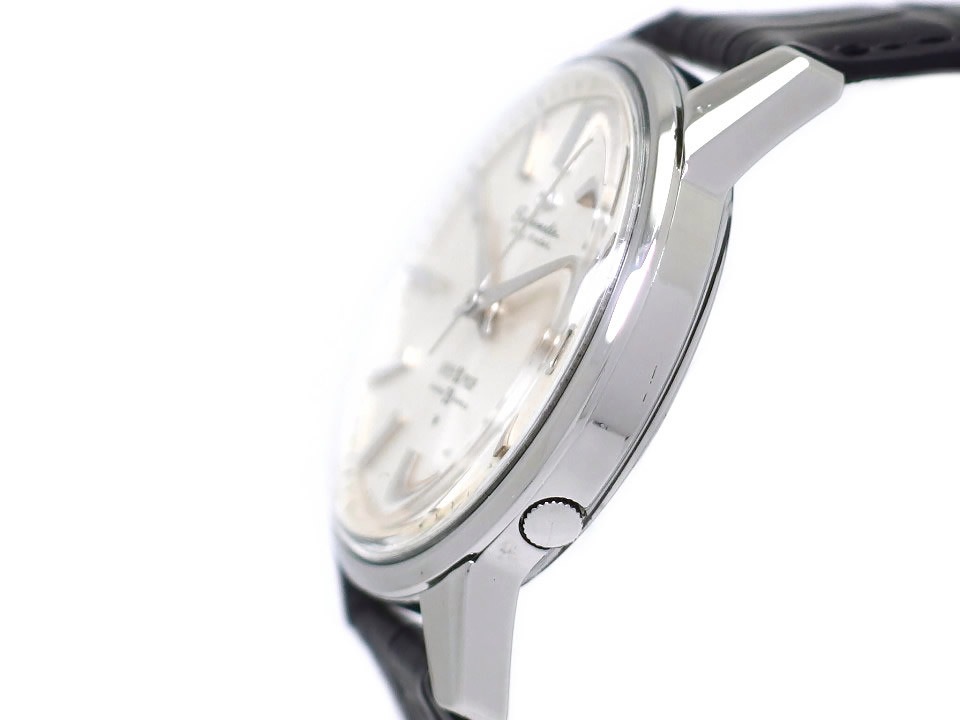 セイコー マチック セルフデーター J13085 AD文字盤 金色ムーブメント Cal.395 39石 自動巻 OH済 昭和38年製