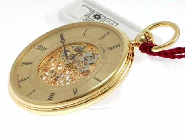 アエロ 懐中時計 手巻 両面スケルトン GP 36703 J503　新品