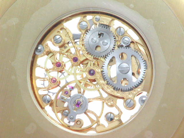 アエロ 懐中時計 手巻 両面スケルトン GP 36703 J503　新品