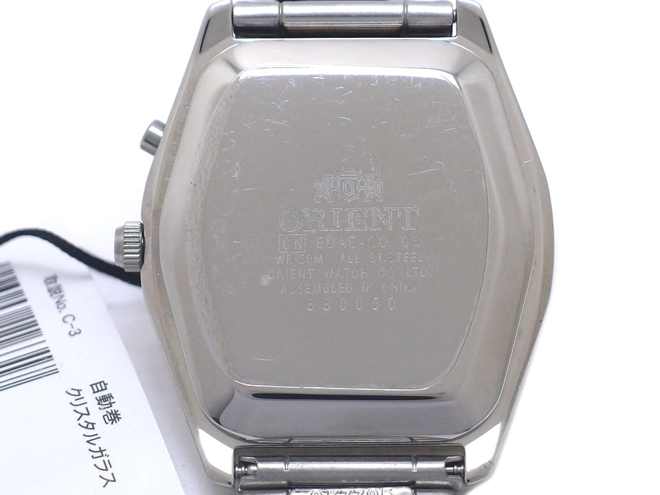 オリエント 万年カレンダー トノー型ケース WV0281EU 自動巻 未使用品 ORIENT