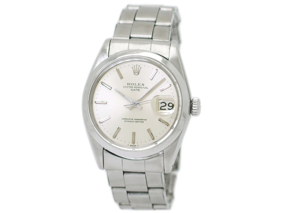 ロレックス オイスターパーペチュアルデイト Ref.1500 Cal.1570 自動巻 OH済 1967年製 Rolex