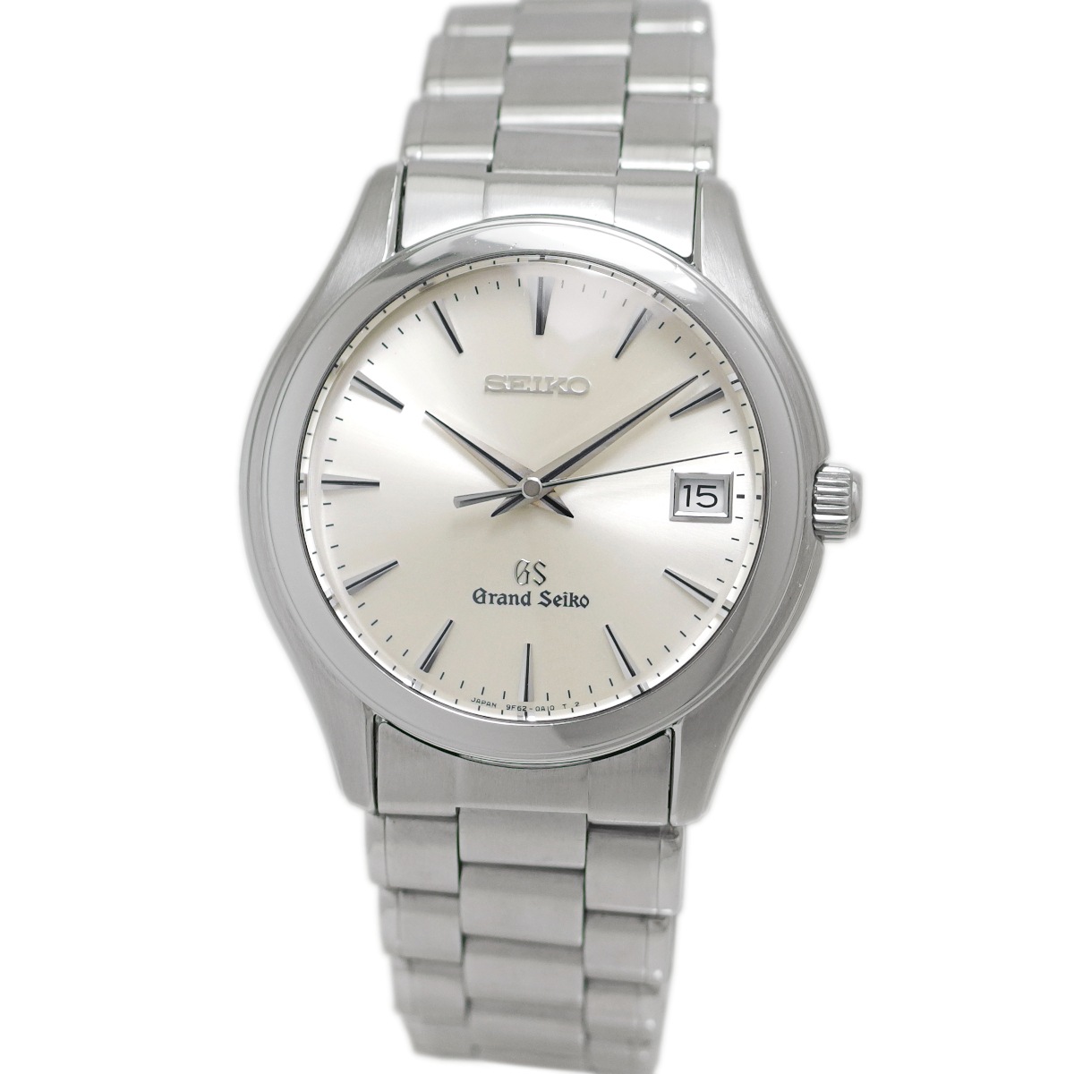 グランドセイコー SBGX005 9F62-0A10 文字盤放射仕上げ GSメタルブレスレット 付属品付き クオーツ 1998年製 USED Seiko