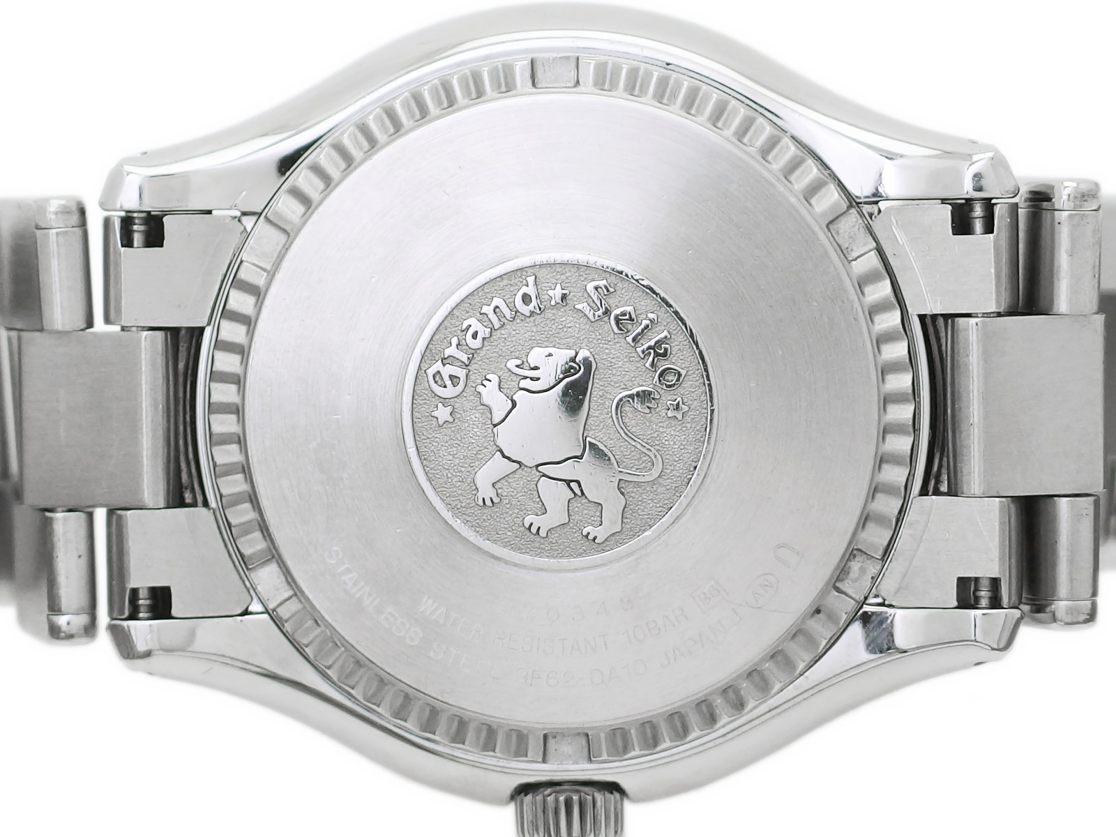 グランドセイコー SBGX005 9F62-0A10 文字盤放射仕上げ GSメタルブレスレット 付属品付き クオーツ 1998年製 USED Seiko
