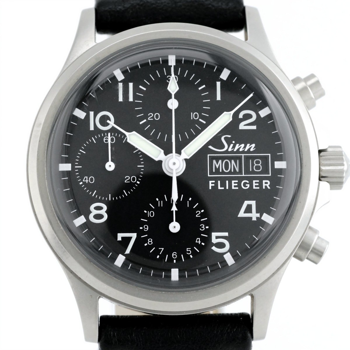 ジン 356 フリーガー クロノグラフ Cal.SW500 箱・取扱説明書・保証書付き 2023年購入品 自動巻 USED