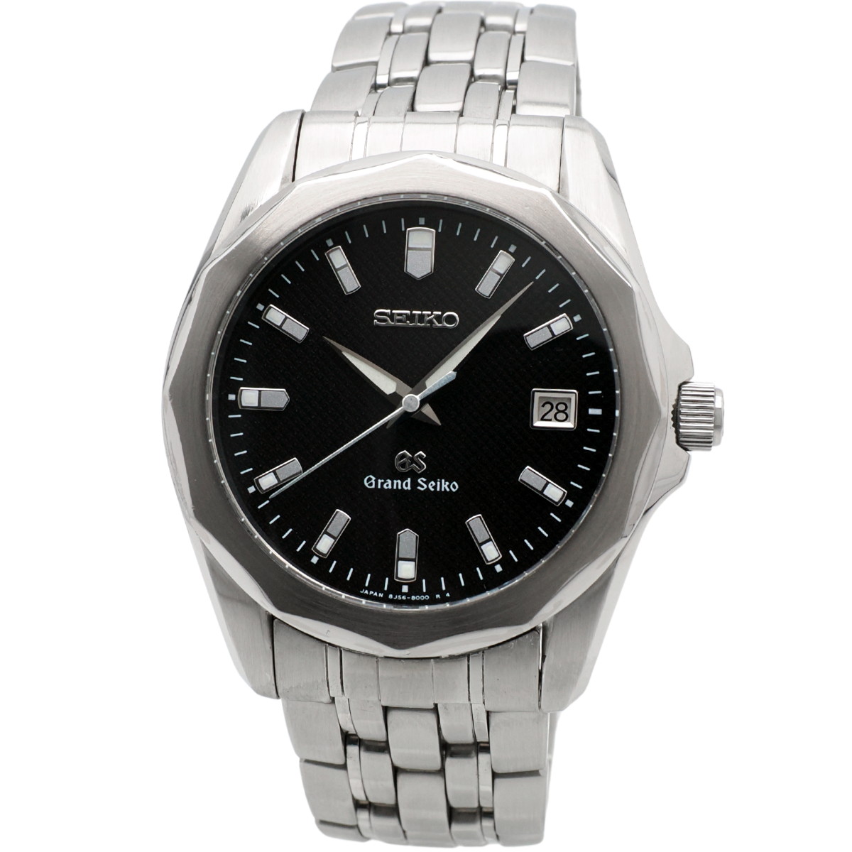グランドセイコー SBGF001 8J56-8000 ねじ込みリューズ 純正ブレスレット クオ－ツ 1995年製 USED Seiko