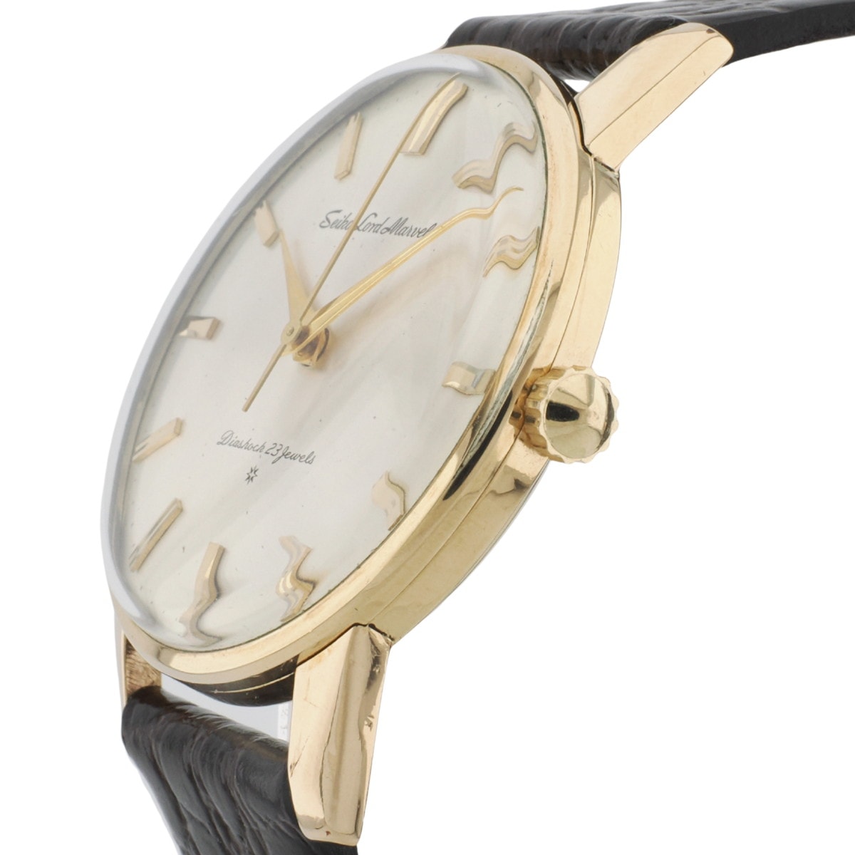 セイコー　SEIKO ロードマーベル　23石　15023E メンズ　手巻き セイコー ロードマーベル 15023E 14KGF SD文字盤 23石 手巻 OH済