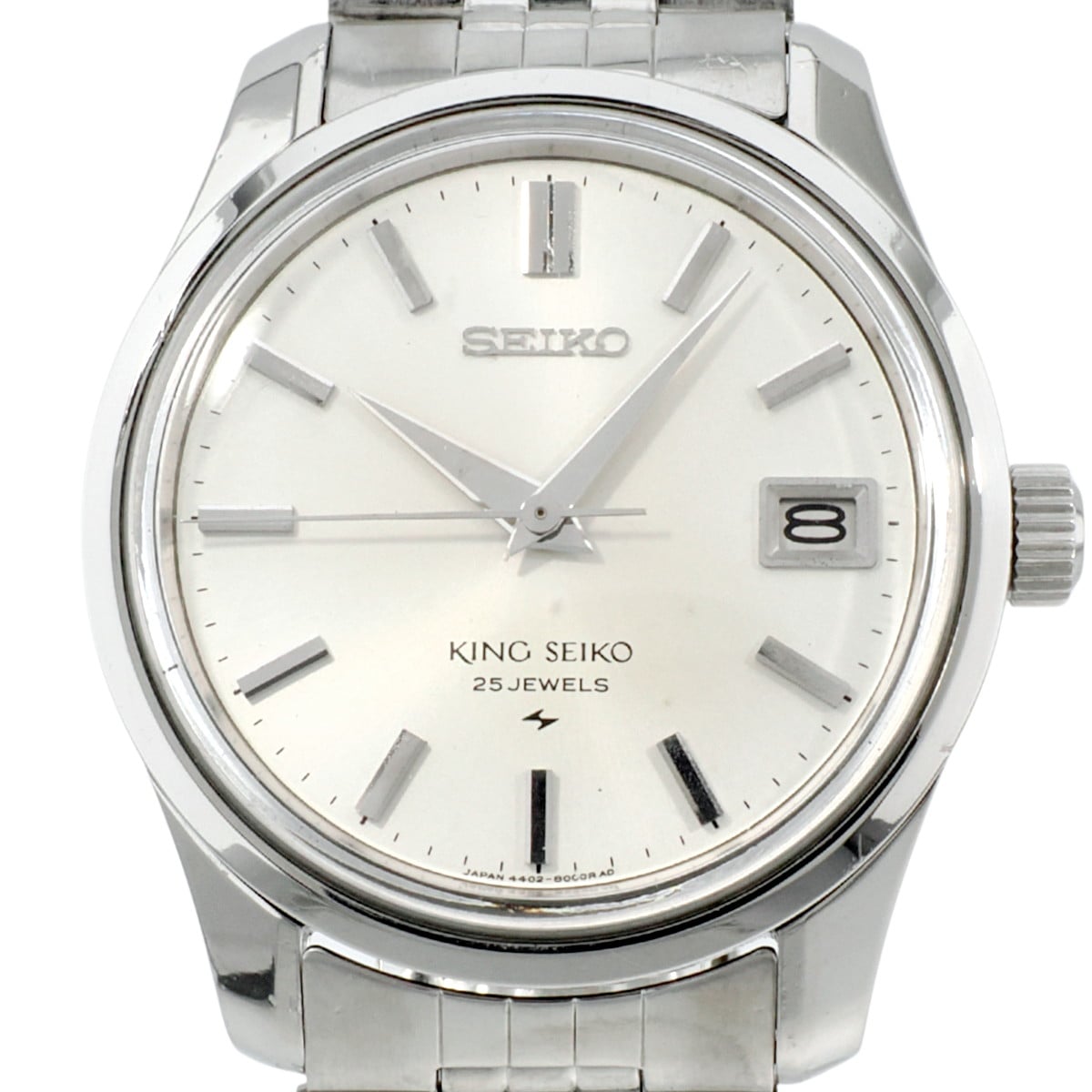 キングセイコー 4402-8000 44KSデイト 後期型 亀戸メダリオン 手巻 OH済 1968年製(昭和43年)