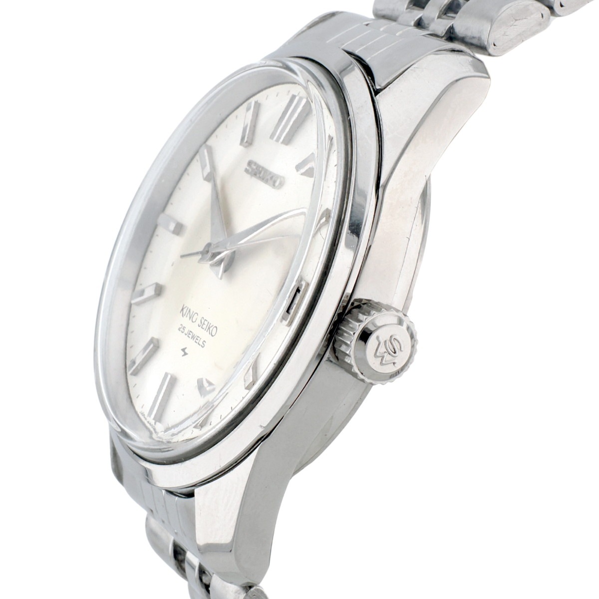 キングセイコー 4402-8000 44KSデイト 後期型 亀戸メダリオン 手巻 OH済 1968年製(昭和43年)