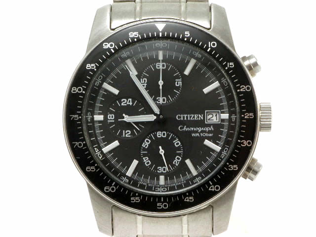 CITIZEN☆シチズン オルタナ エコ・ドライブ 黒☆ VO10-6601H