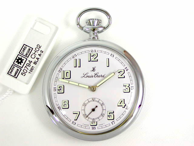 ルイ・エラール 懐中時計 トラディショナル 白文字盤