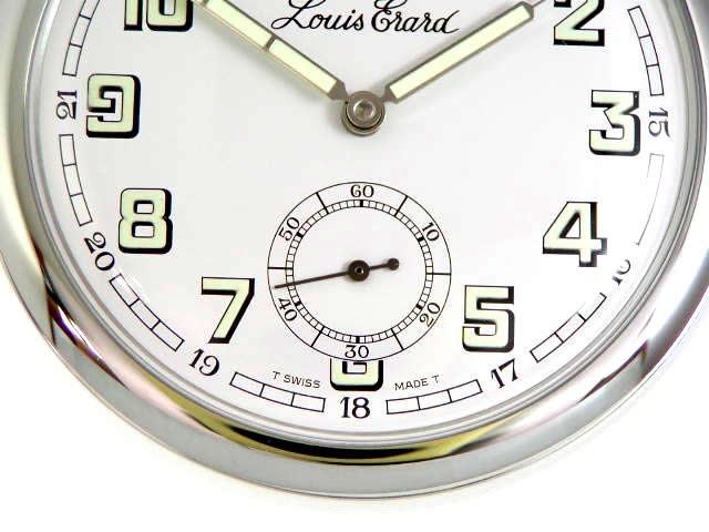 ルイ・エラール 懐中時計 トラディショナル 白文字盤