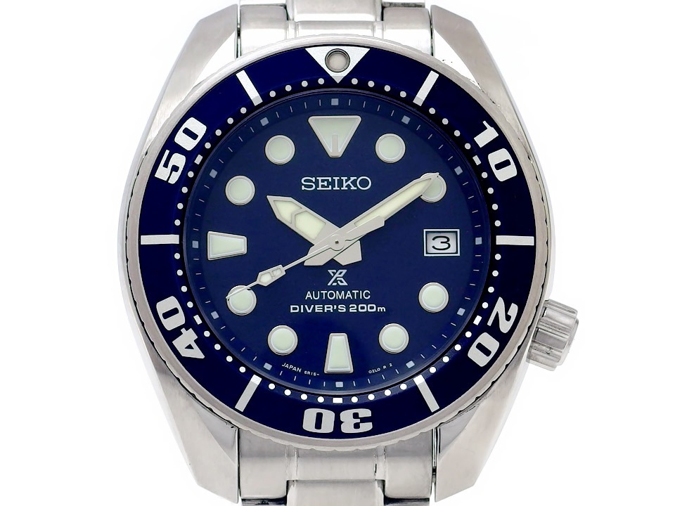 セイコー プロスペックス ダイバーズ 200m ネイビー文字盤