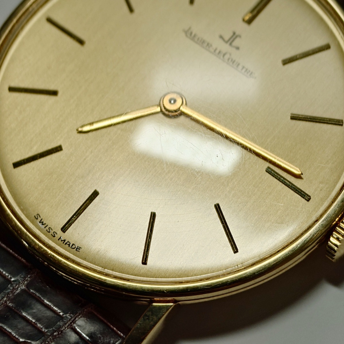 ジャガールクルト 18金無垢 Ref.9124 21 Cal.818/3 手巻 OH済 1970年代 Jaeger Lecoultre