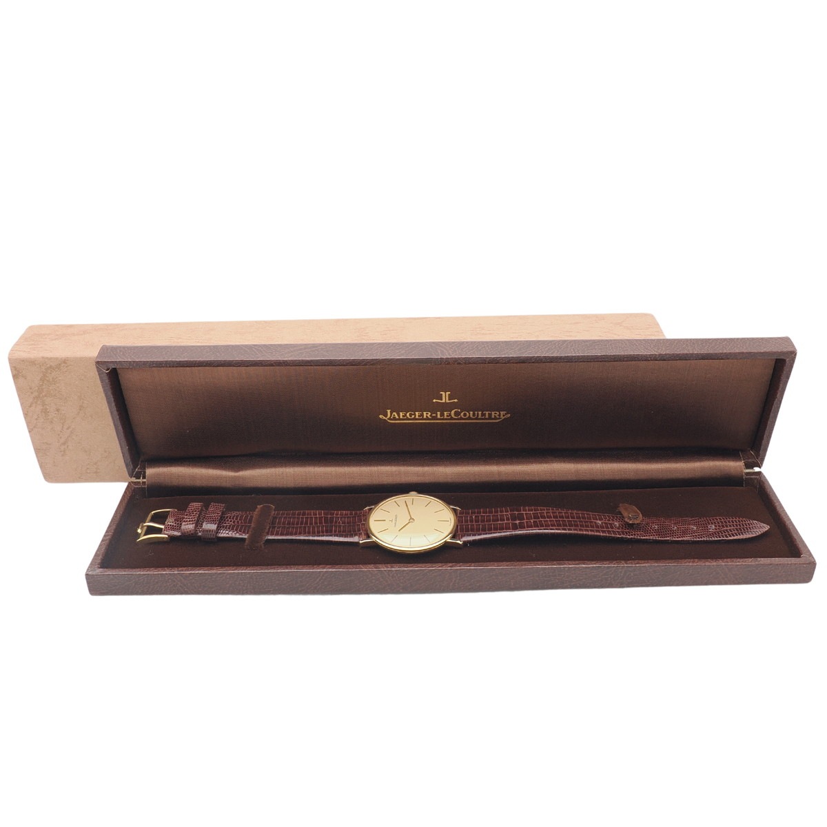 ジャガールクルト 18金無垢 Ref.9124 21 Cal.818/3 手巻 OH済 1970年代 Jaeger Lecoultre