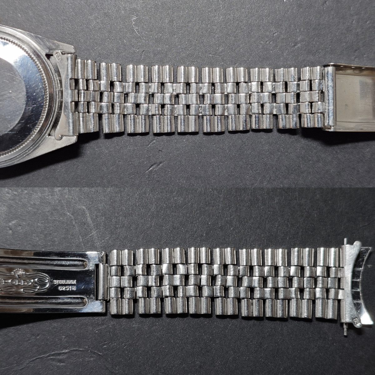 ロレックス デイトジャスト Ref.1601 Cal.1570 1966年製 自動巻 OH済 純正ジュビリーブレス Rolex