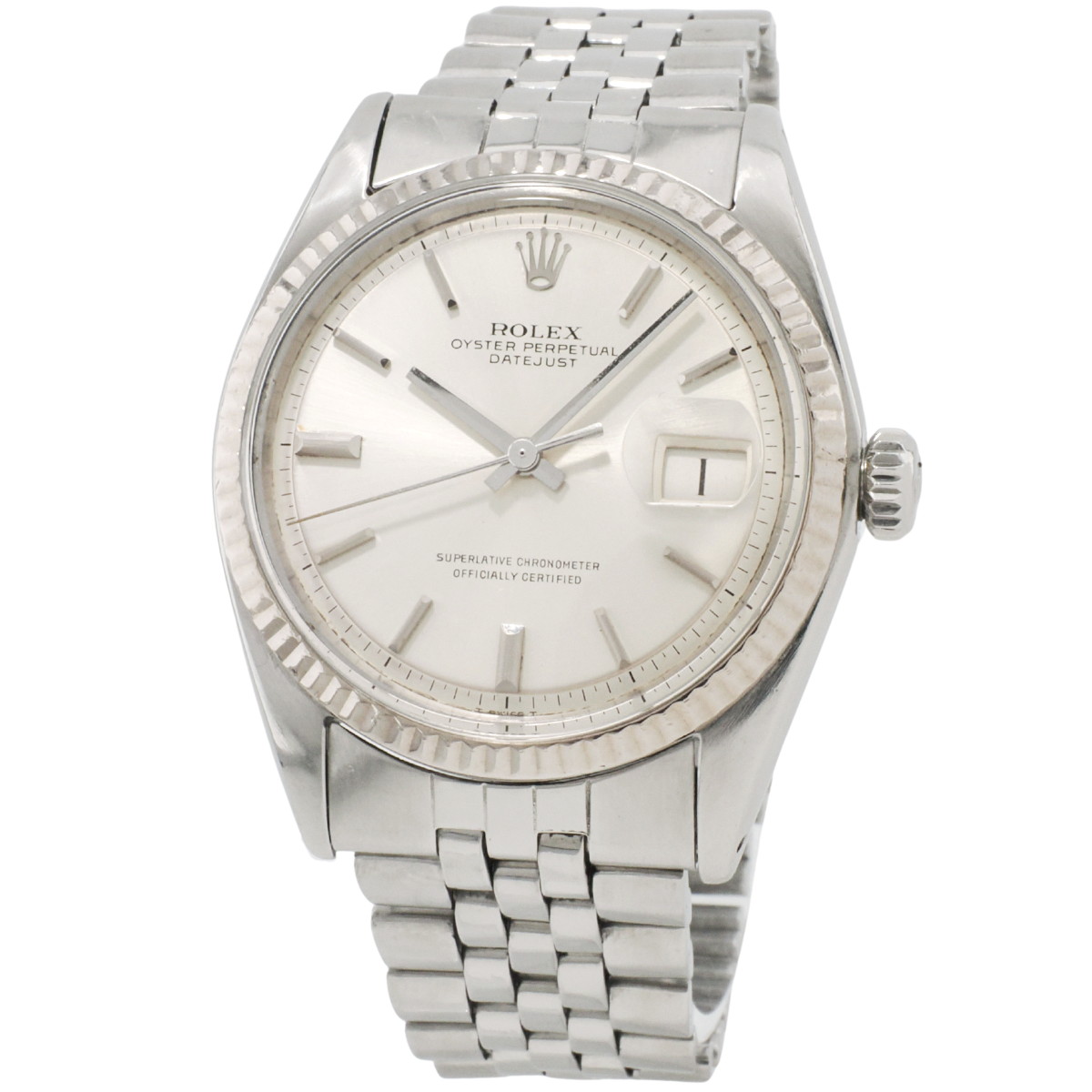 ロレックス デイトジャスト Ref.1601 Cal.1570 1966年製 自動巻 OH済 純正ジュビリーブレス Rolex