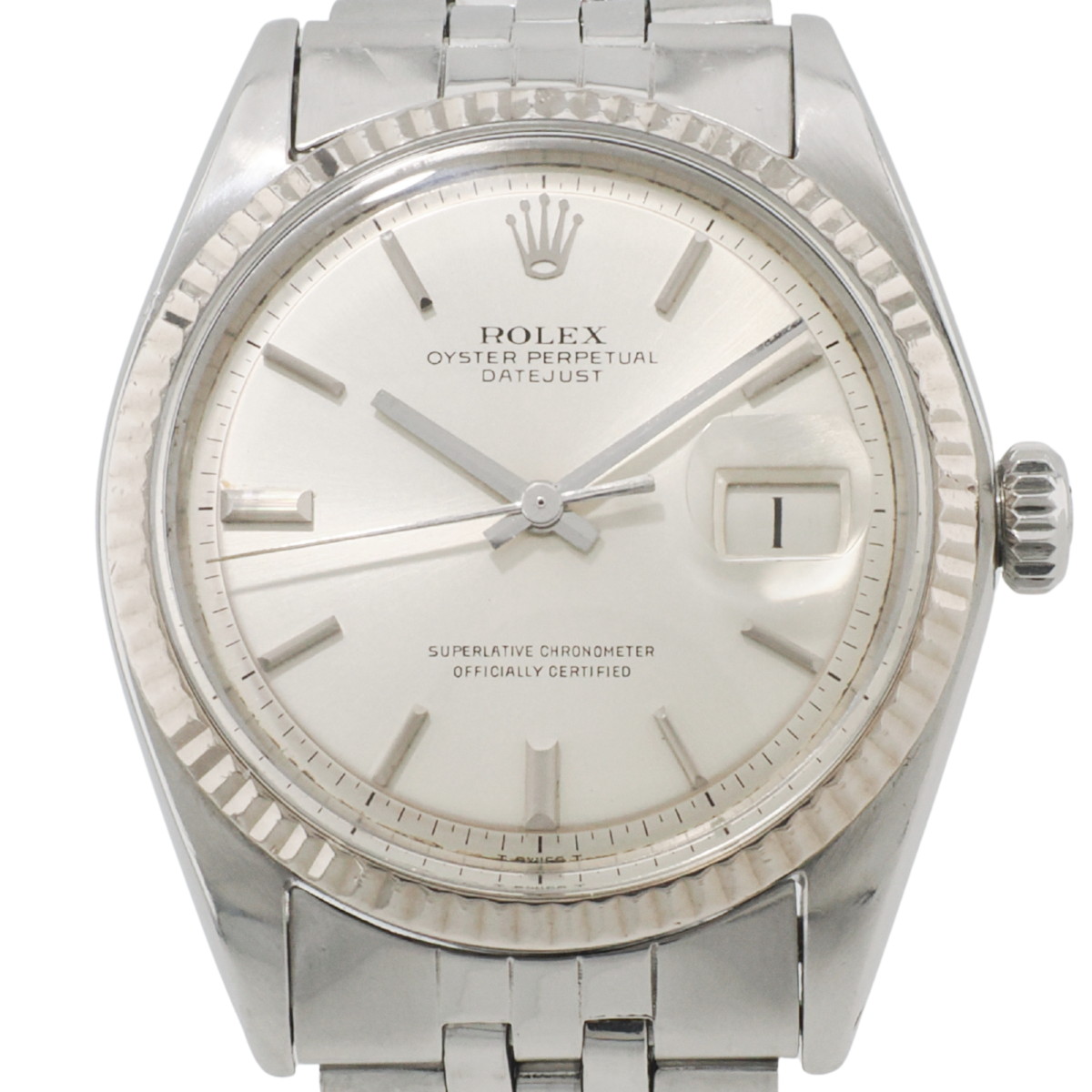 ロレックス デイトジャスト Ref.1601 Cal.1570 1966年製 自動巻 OH済 純正ジュビリーブレス Rolex
