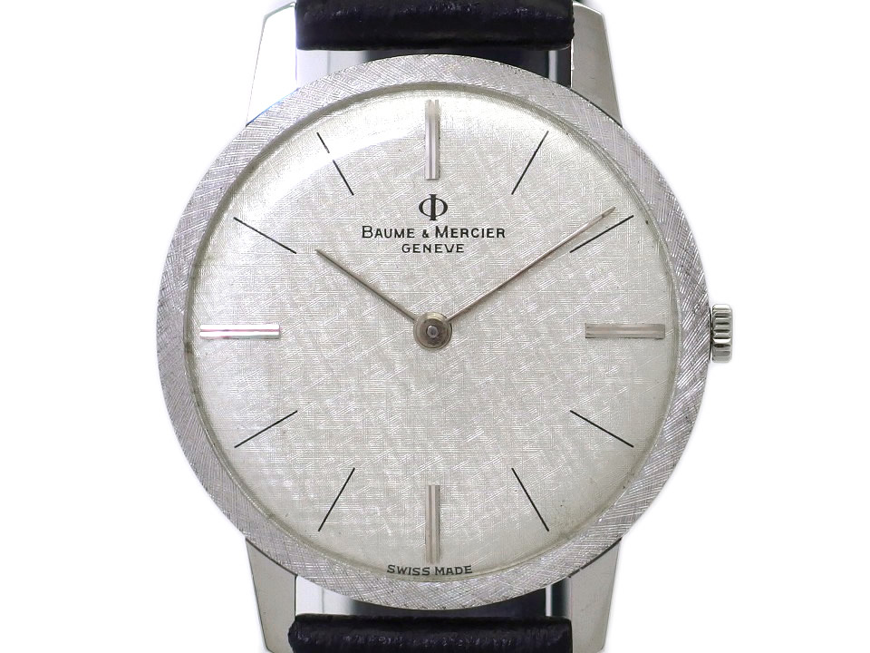 ボーム&メルシェ 18金ホワイトゴールド 32mm Ref.35063 1 手巻き OH済 