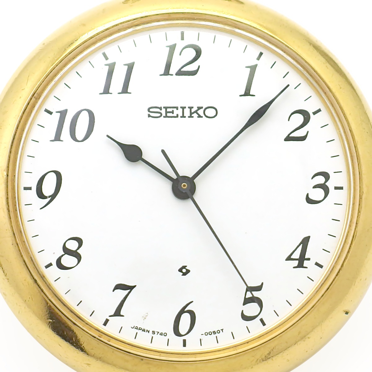 セイコー 懐中時計 5740-0080 金メッキ 10振動 ロードマーベルCal.5740C 手巻 OH済 1975年／昭和50年製