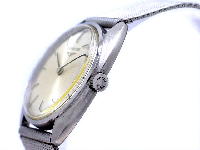 ロンジン ラウンド 2針 ワンピースケース 手巻 OH済 1970年代 Longines