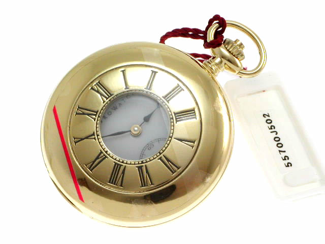 アエロ 懐中時計手巻き GP ハーフハンタータイプ 55700 J502　新品