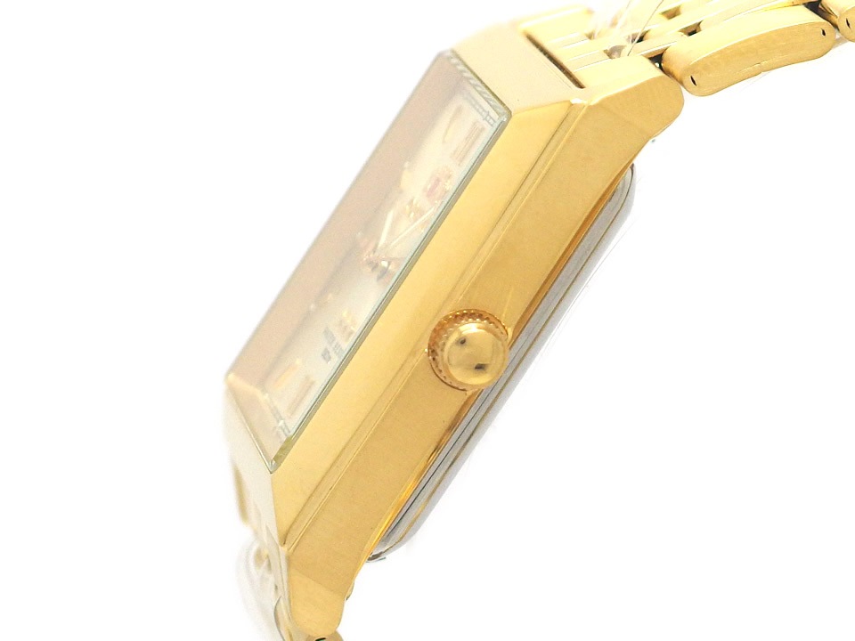 オリエント レクタンギュラーケース BNQAA001CJ GP/SS 自動巻 未使用品 ORIENT