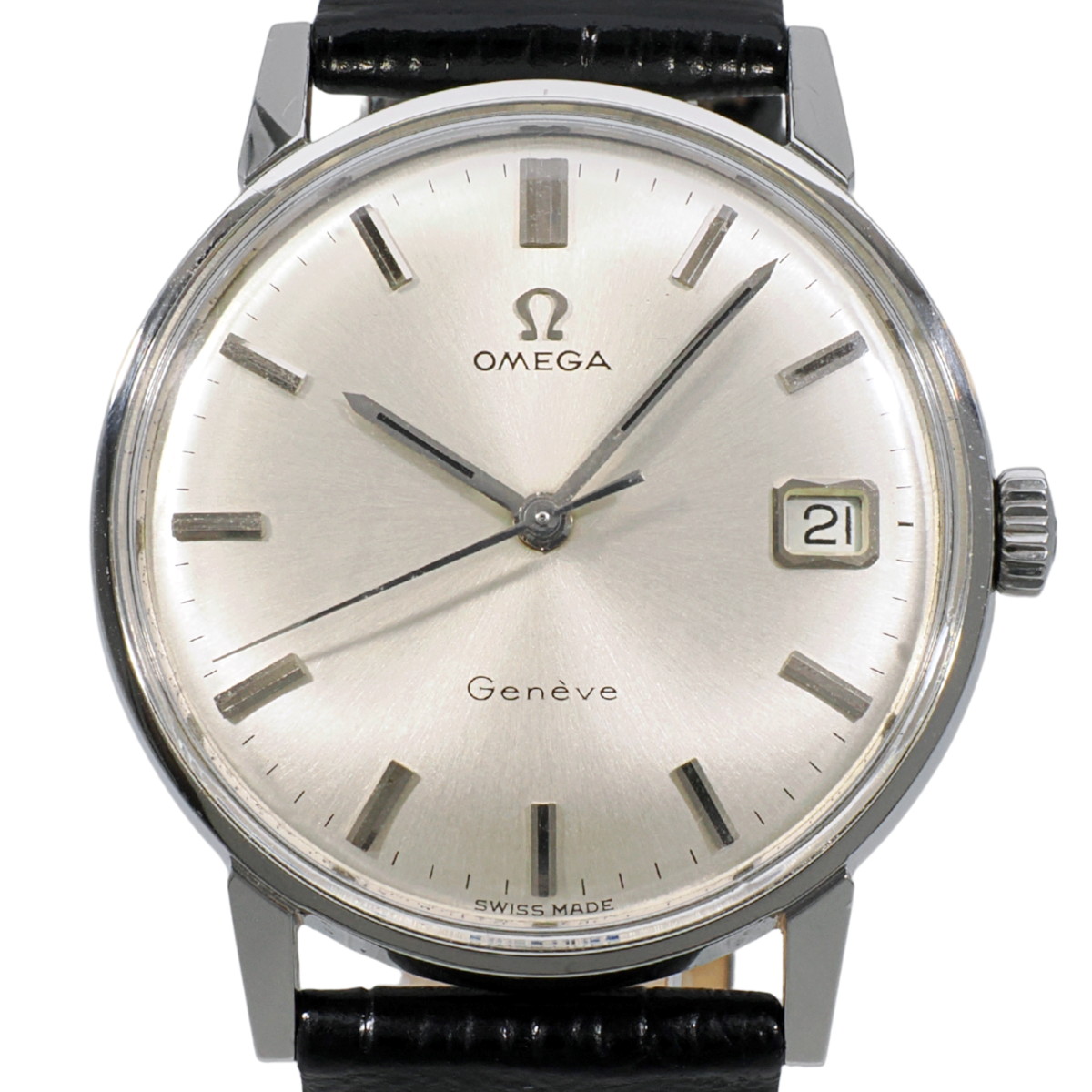 オメガ ジュネーブ 136.011 純正尾錠 Cal.613 手巻 OH済 1968年製