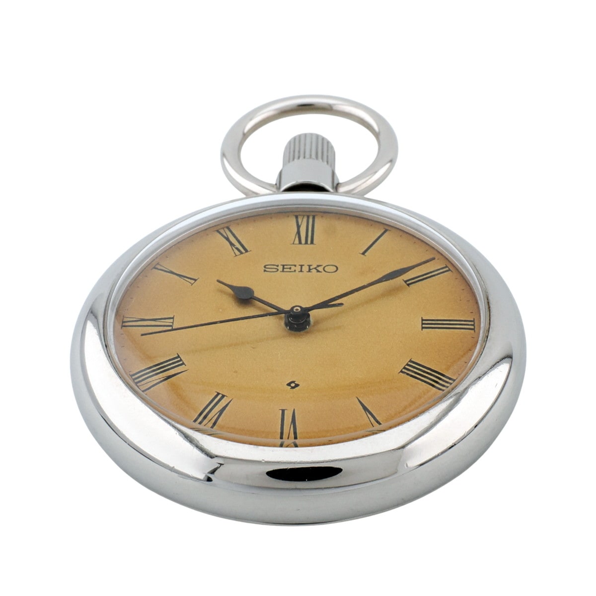 セイコー 懐中時計 5740-0080 ステンレス SEIKO革カバー付 10振動 ロードマーベルCal.5740C 手巻 OH済 1968年製（昭和43年）