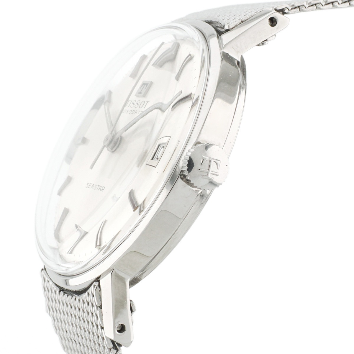 TISSOT シースター ヴィソデイト 42520 41520 純正メッシュブレス Cal.782-1 手巻 OH済 1969年製 ティソ