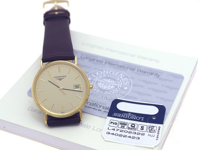 LONGINES ロンジン 腕時計 クオーツ L47202322 勤続表彰刻印有 LONGINES ロンジン 腕時計 クオーツ L47202322 勤続表彰刻印有
