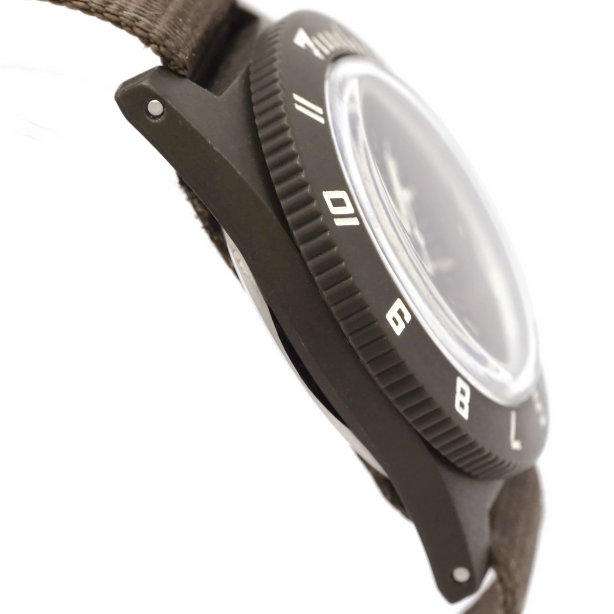 マラソン ナビゲーター デイト 茶色 WW194013SG クオーツ USED MARATHON