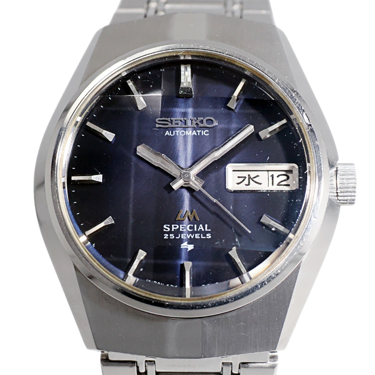 セイコー ロードマチック スペシャル 5216-7090 ９面カットガラス 25石 自動巻 OH済 昭和49年/1974年製 Seiko