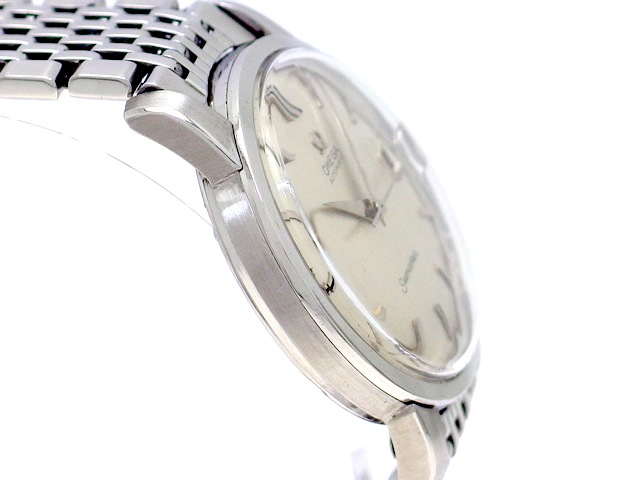 ねコネコ【状態が良い】アンティーク　オメガ　シーマスター　自動巻き 1965年 K18金無垢 アンティーク オメガ シーマスター [日付