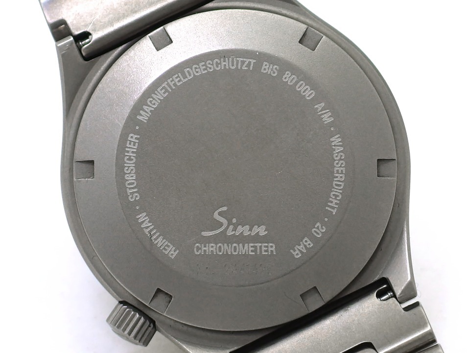 ジン 244.TI.I クロノメーター チタン 耐磁時計 ETA2892-A2 自動巻 OH 