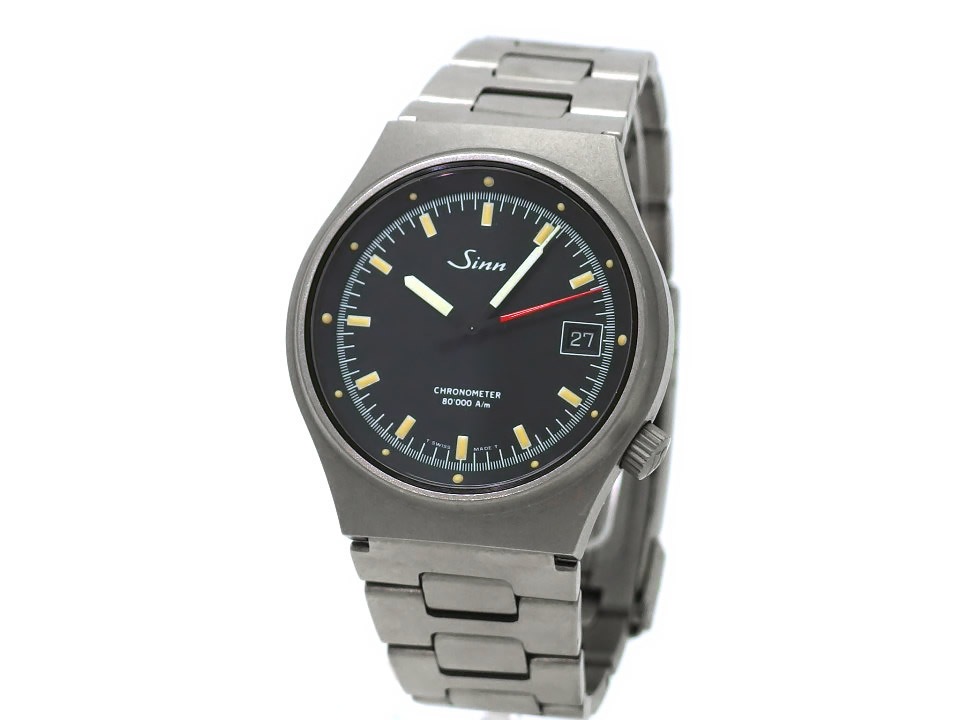ジン 244.TI.I クロノメーター チタン 耐磁時計 ETA2892-A2 自動巻 OH 