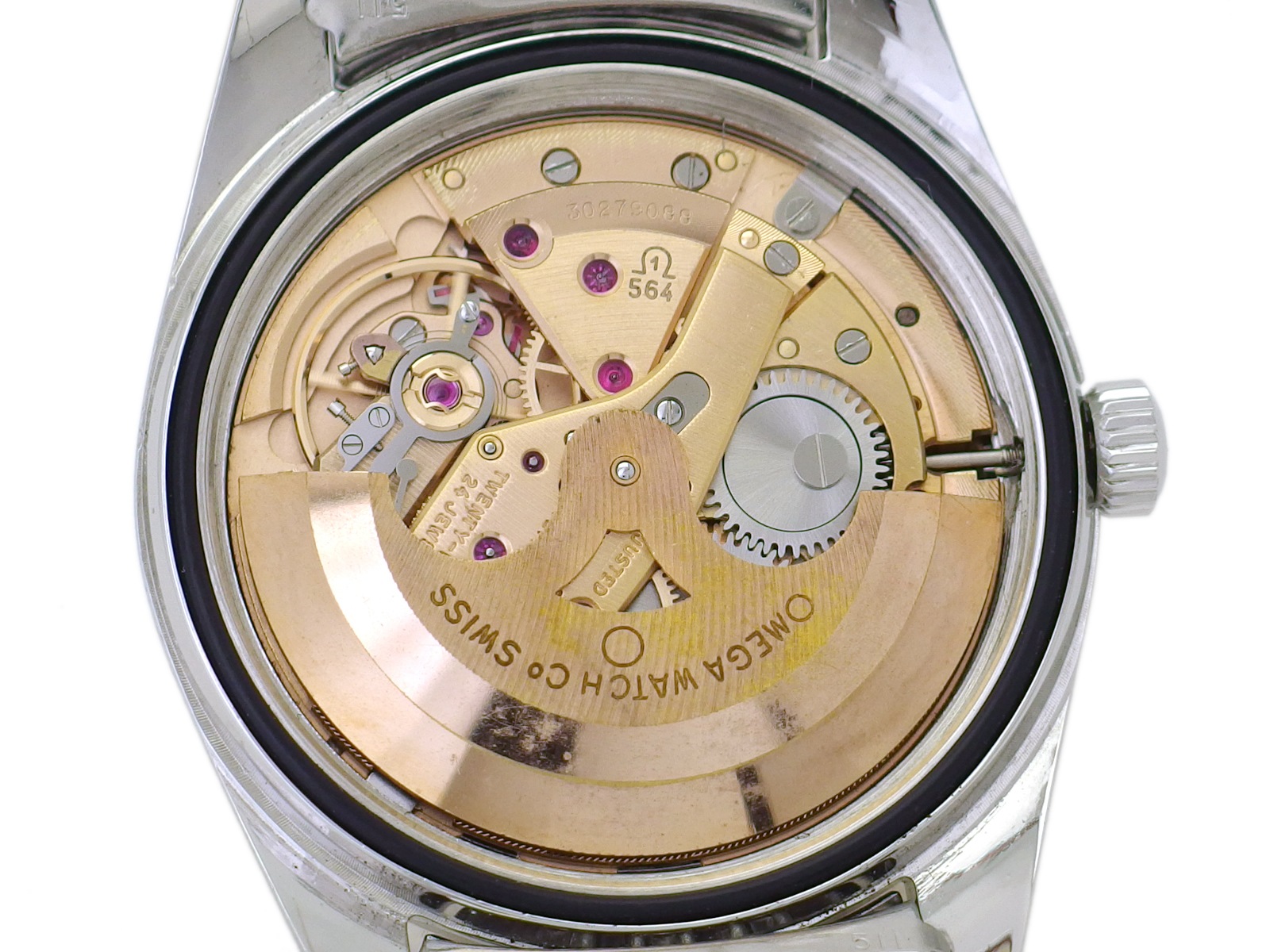 オメガ シーマスター クロノメーター 168.024 純正ブレス Cal.564 自動巻 OH済 1970年製