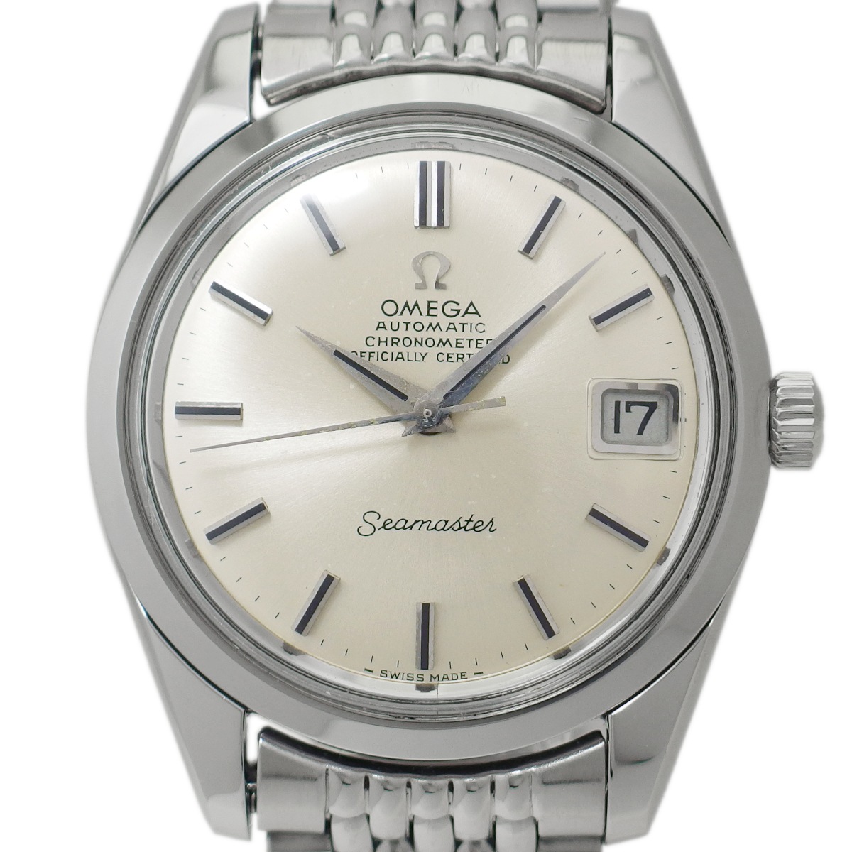 オメガ シーマスター クロノメーター 168.024 純正ブレス Cal.564 自動巻 OH済 1970年製